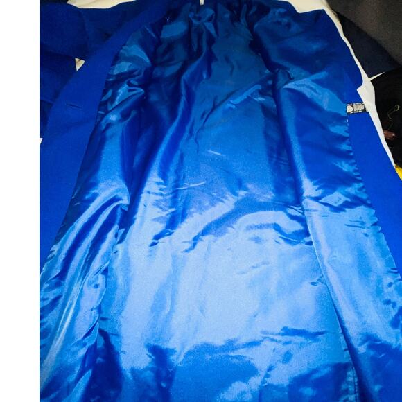 Vintage Feminella Long Wool Coat - Women's Size EUR 36 (US 6) - Made in England - Picture 4 of 8